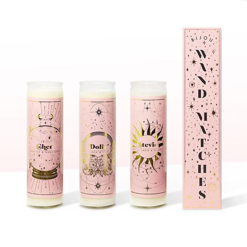 AIKUN Healthy Durable Clean Eco-Friendly Relaxing New-Style Columnar Wish-Making Fragrant Scent Aroma Candle