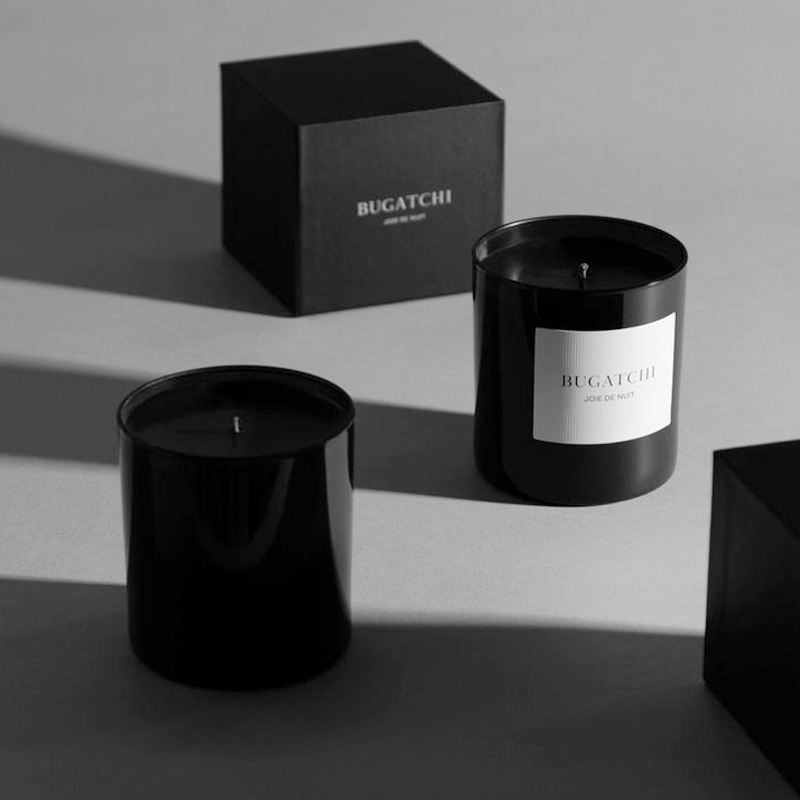 Wholesale Custom Glass Candles Jar Advanced Sense Glass Candles with Exquisite Label and Package