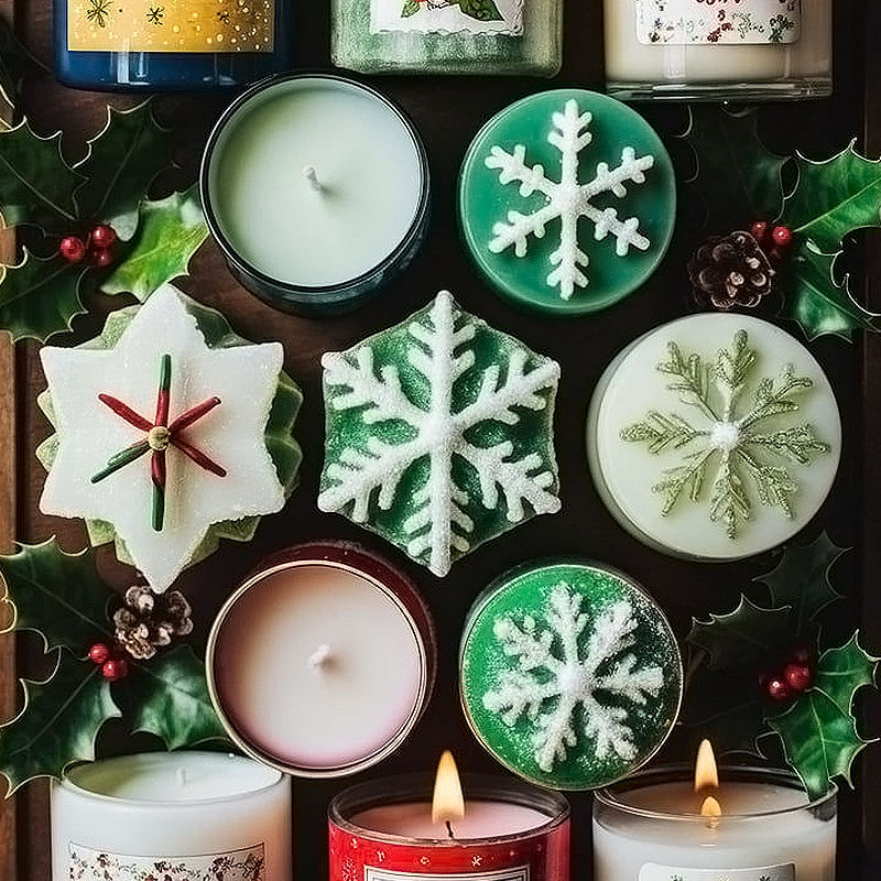 Private Label Wholesale Glass Candles Jars Natural Oil Glass Candles for Decorate Room and Christmas
