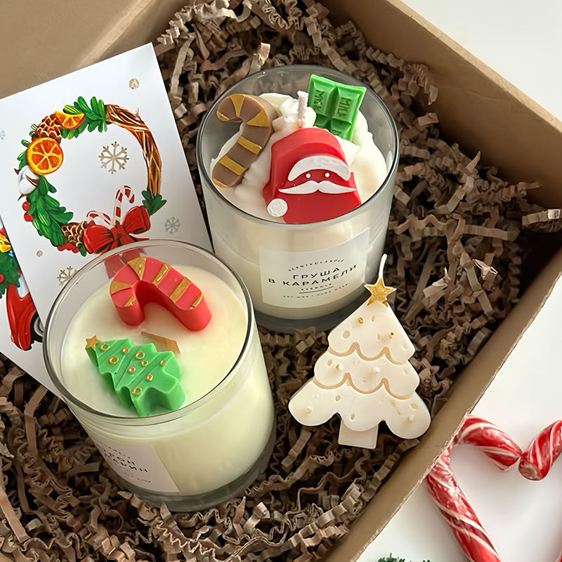 Factory Direct Luxury Scented Christmas Candle Jar Natural Soy Wax Candle for Meditation Relaxation Home Candle