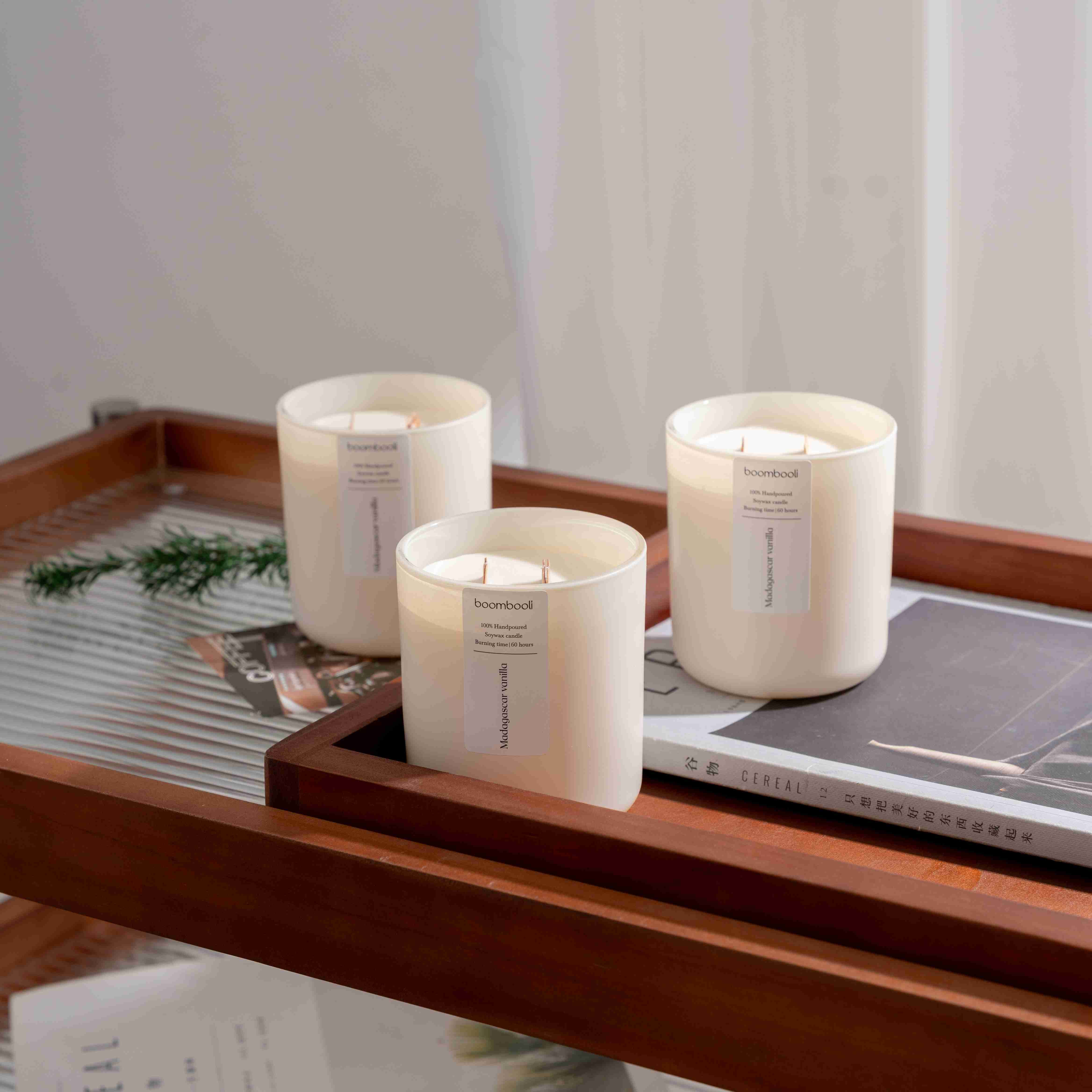 AIKUN Nordic Style Minimalist Home Decor Spa Private Label Soy Wax Scented Candle
