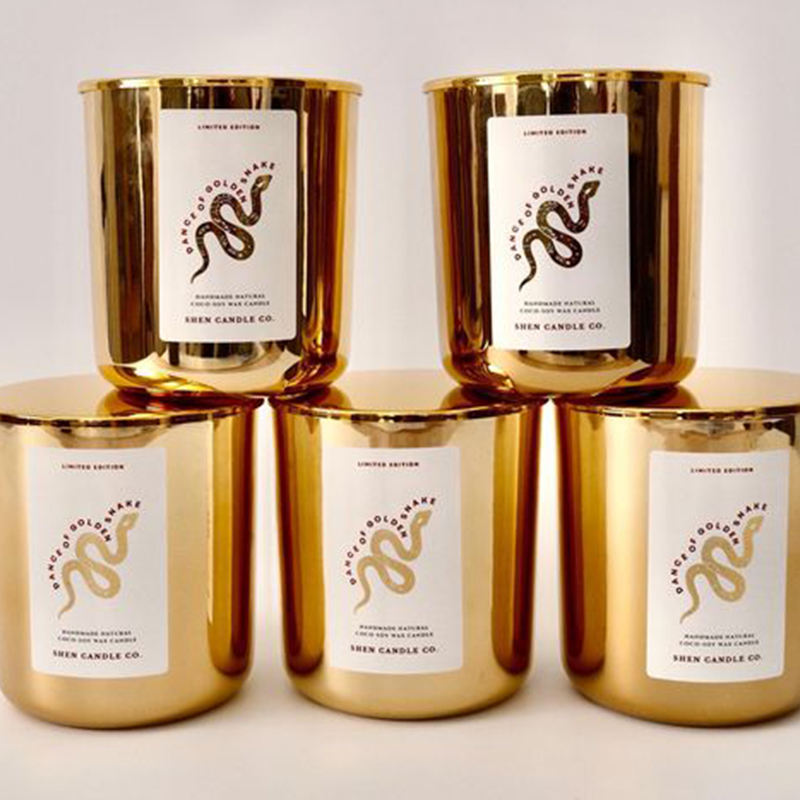 Custom Gold-plating Scented Candles Premium Quality Bulk Order Affordable Price Best Selling Aromatherapy Candles