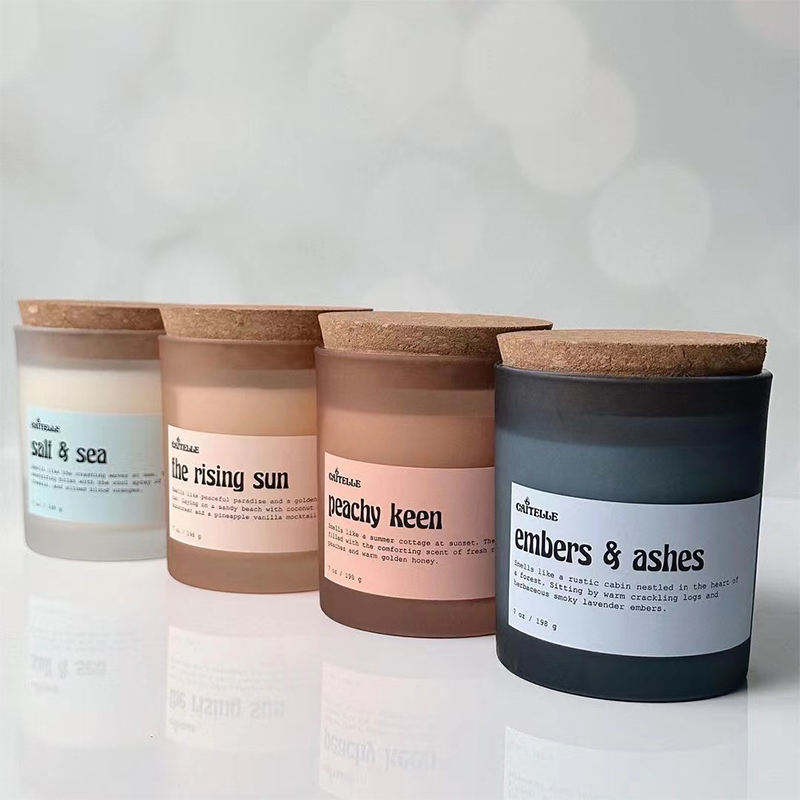 AIKUN Factory Customized Soy Candle Matte Color Holiday Luxury Scented Candles for Home Decoration