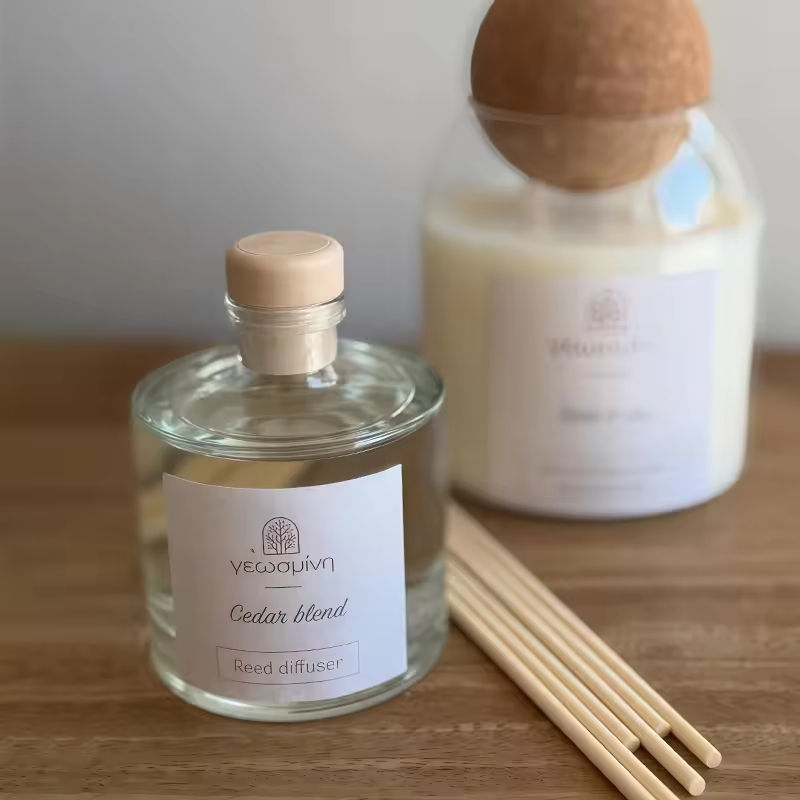 AIKUN High Quality Luxury Reed Diffuse Scented Candle Advanced Aromatherapy Candle Gift Custom Design for Home Decoration