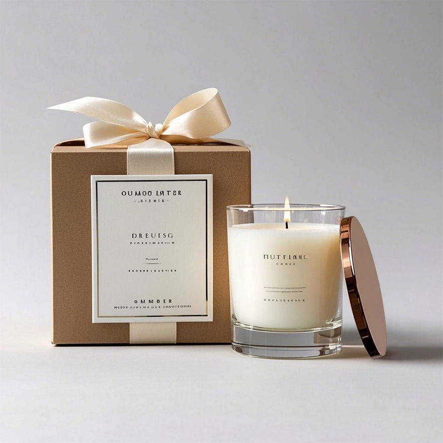 AIKUN Wholesale Custom Logo Soy Wax Candles Scented Luxury Private Label Scented Candle