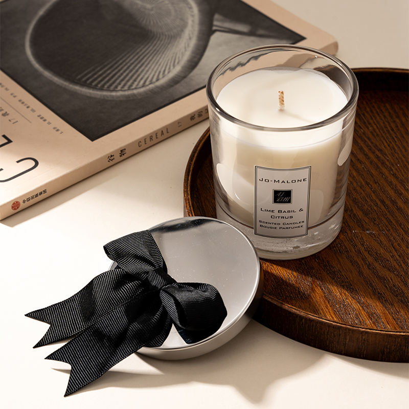 AIKUN Custom Natural Long Lasting Aroma Gift Box Glass Scented Candles for Wedding Party