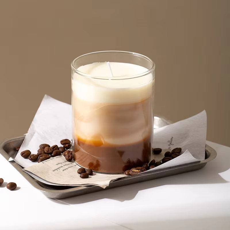 AIKUN Customized Personalized Coffe Juice Fragrance Candles for Hotel Office Prayer Relaxation Gifts
