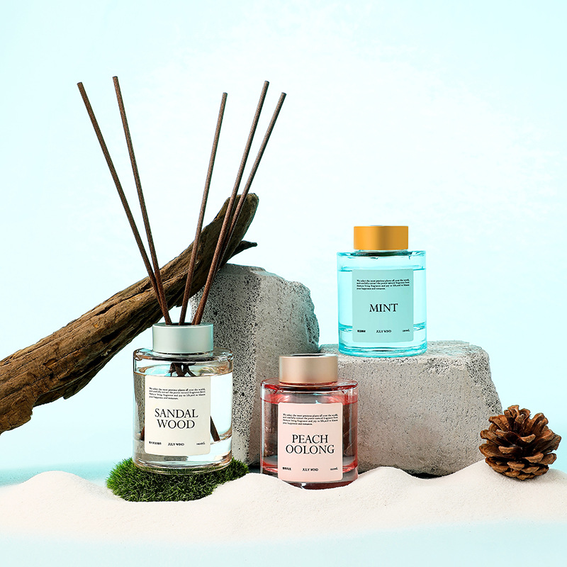 Aikun High-End Removal Decorative Wardrobe Car Perfume Aromatherapy Fragrance Reed Diffuser Bottle for Toilets Hotel