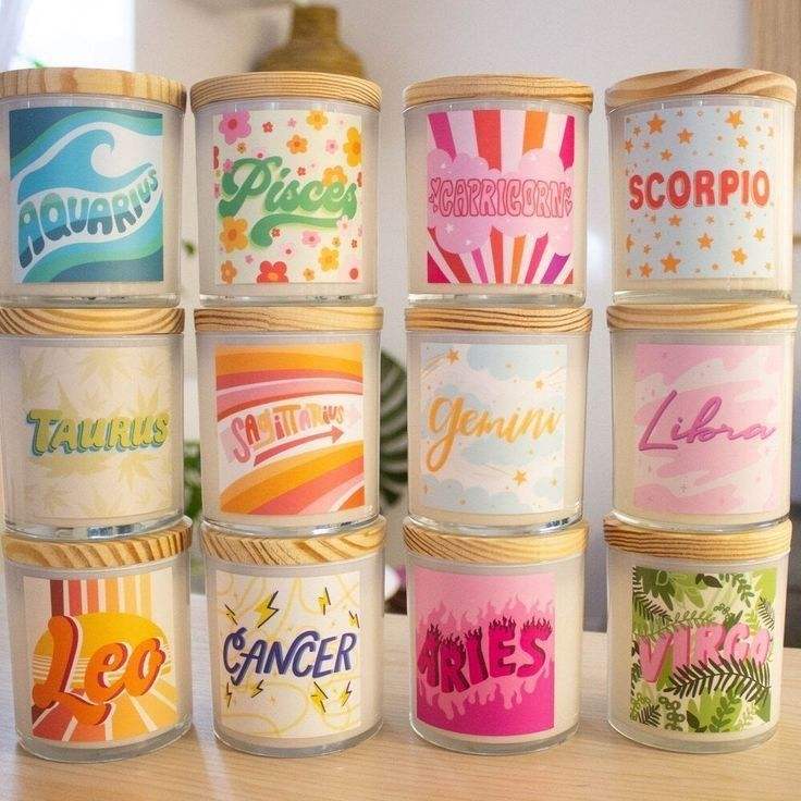 AIKUN 2025 Hand-Painted Color Tags Aromatherapy Candle Air Purifying Mood Enhancing Gift Candle