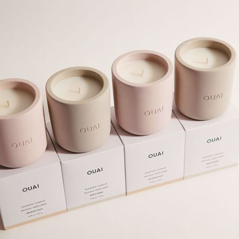 Private Label Custom Luxury Handmade Soy Wax Candle Glass Jar Crystal Scented Candles/Holders