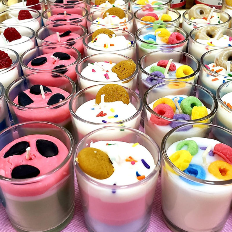 Luxury Home Decoration Custom Soy Wax Glass Jar Scented Candle With Crystal