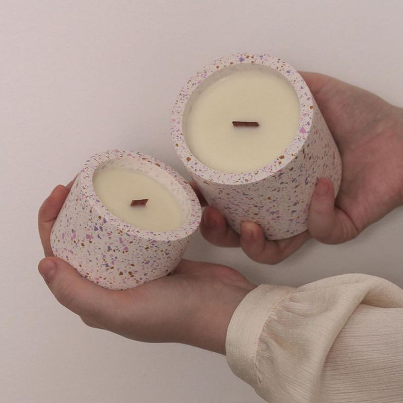 Aikun Elegant Custom Colored Spots Scented Candles Wholesale Price Premium Quality Custom Label Top Selling Aromatherapy Candles