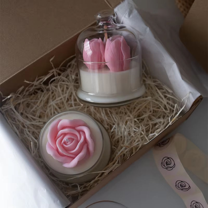 AIKUN Customizable Label Luxury Soy Wax Strong Scented Aromatherapy Candle for Home Office Christmas Anniversary Decor