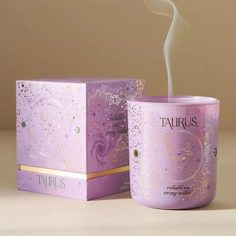 IKUN Latest 2025 Collection Luxury Natural Essential Eco-Friendly Soy Wax Relaxing Home Fragrance Zodiac Aroma Candle Gift Set