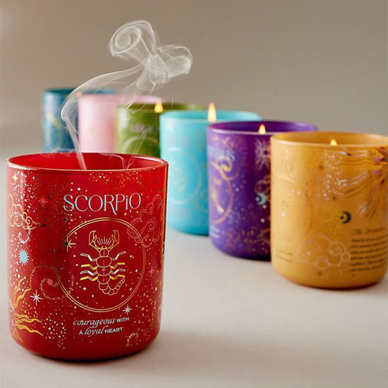 IKUN Latest 2025 Collection Luxury Natural Essential Eco-Friendly Soy Wax Relaxing Home Fragrance Zodiac Aroma Candle Gift Set