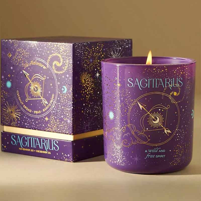 IKUN Latest 2025 Collection Luxury Natural Essential Eco-Friendly Soy Wax Relaxing Home Fragrance Zodiac Aroma Candle Gift Set