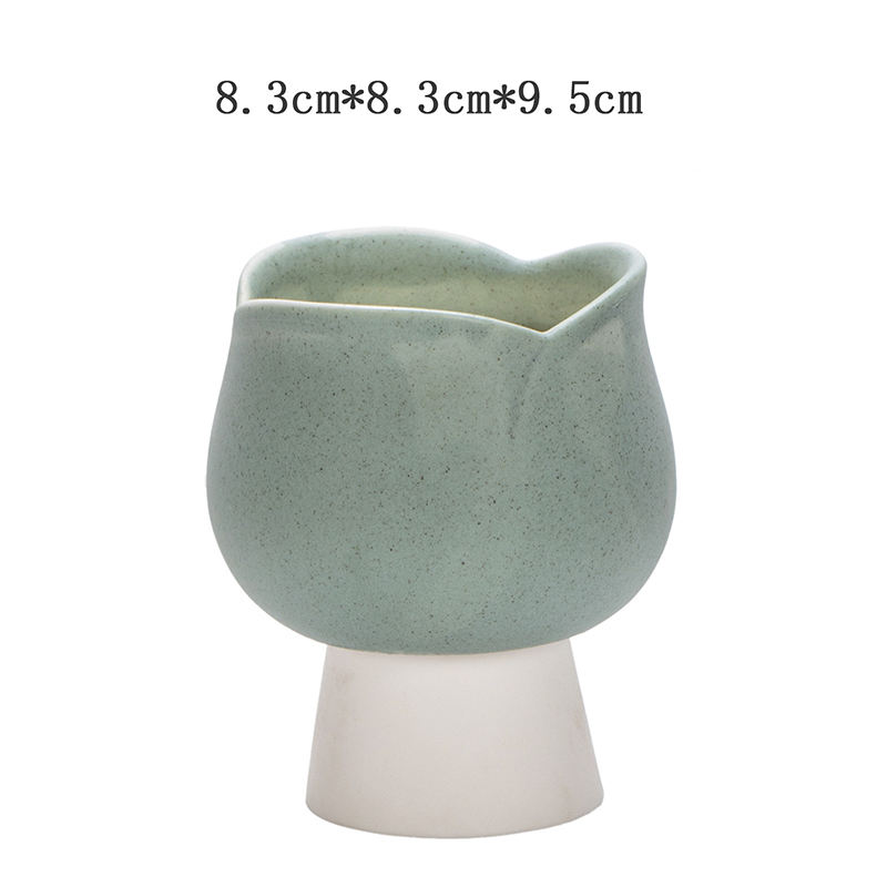 AIKUN Wholesale Aromatherapy Porcelain Jars Unique Shape Candle Vessels Scented Soy Wax Candle for Decor