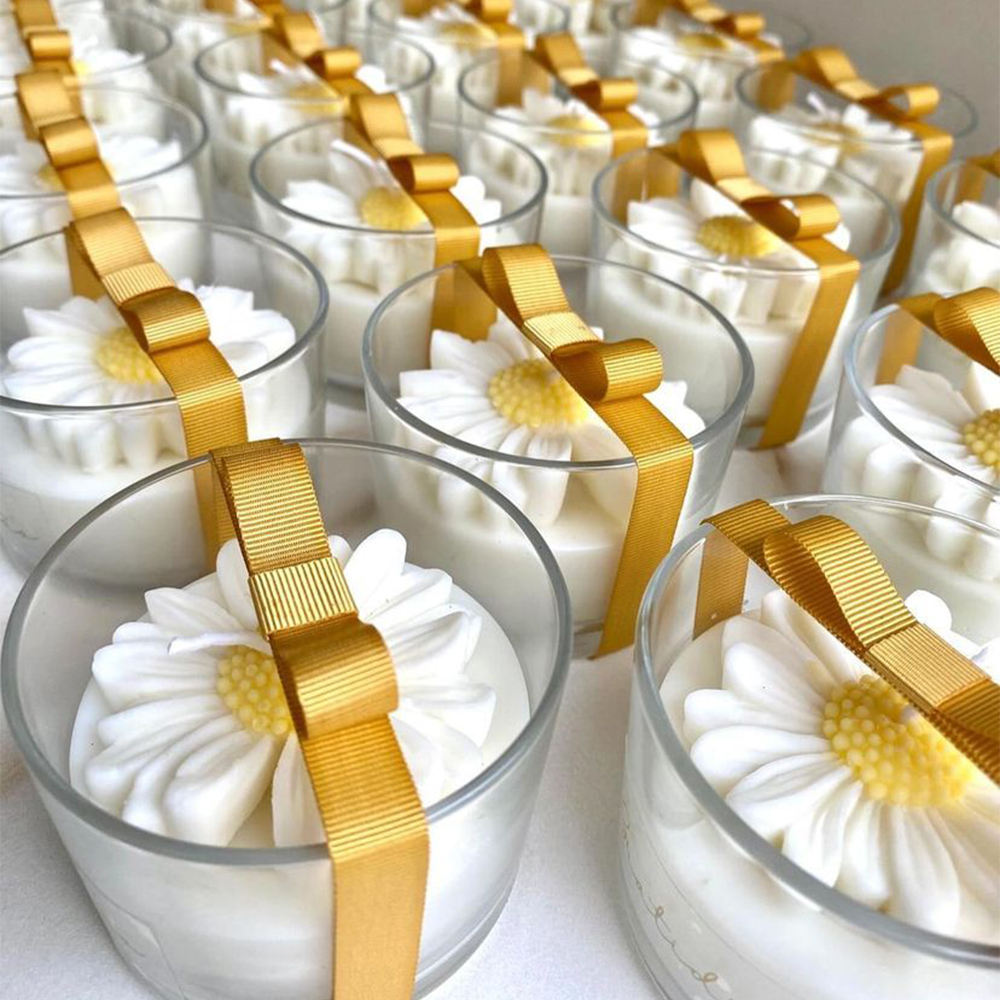 AIKUN Tulip Shaped Handmade Eco-Friendly Luxury Aroma Candle Reusable Air Purifying Gift Set