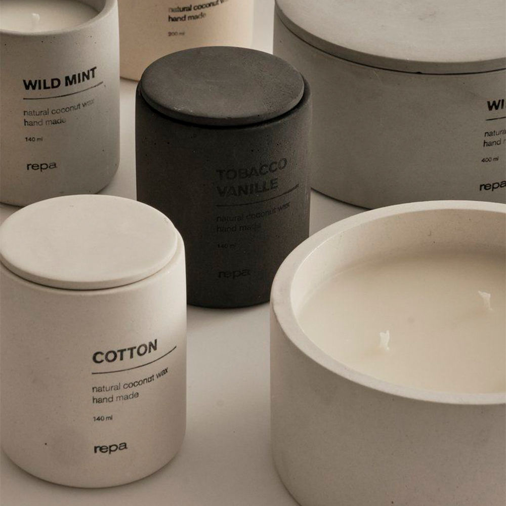 Aikun Luxury Minimalist Long-Lasting Fragrance Glass Candles for Home and Gift