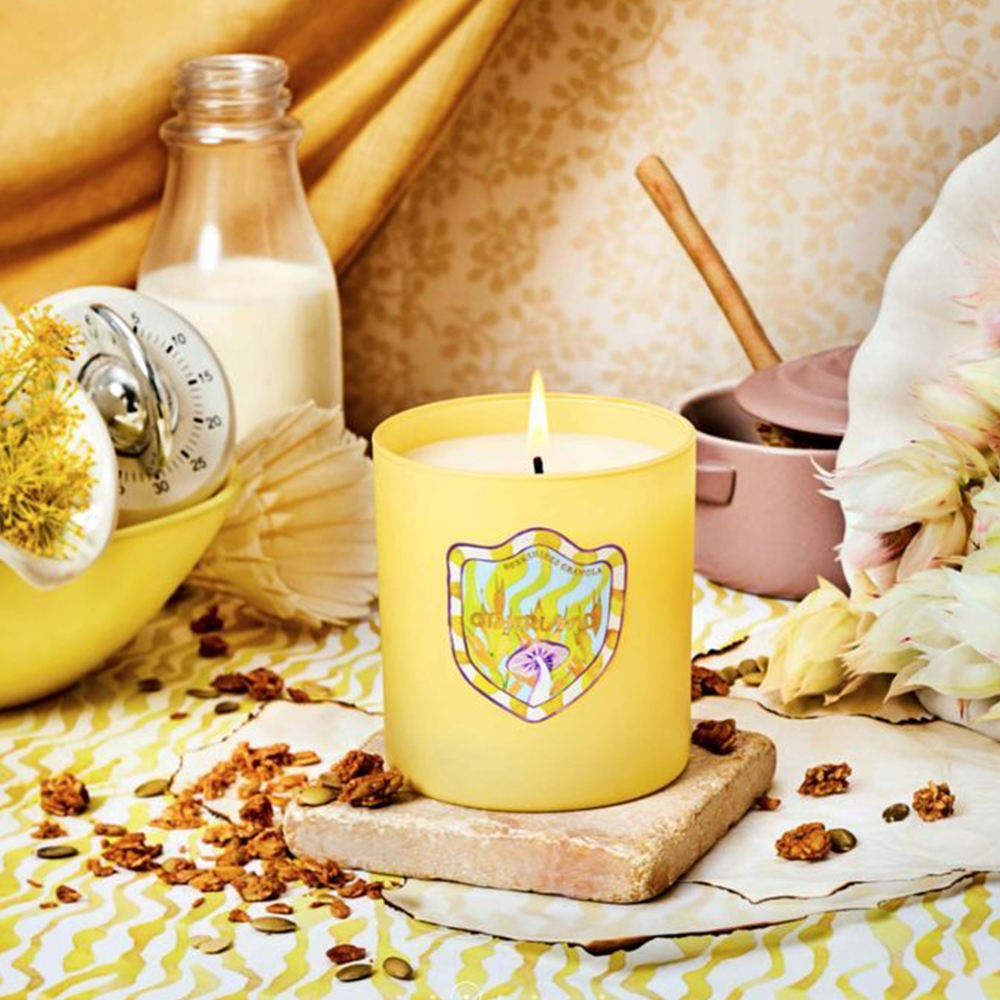 AIKUN Eco-Friendly Recycled Glass Jar Soy Wax Candles Botanical Aroma Gift Set with Essential Oil Scents