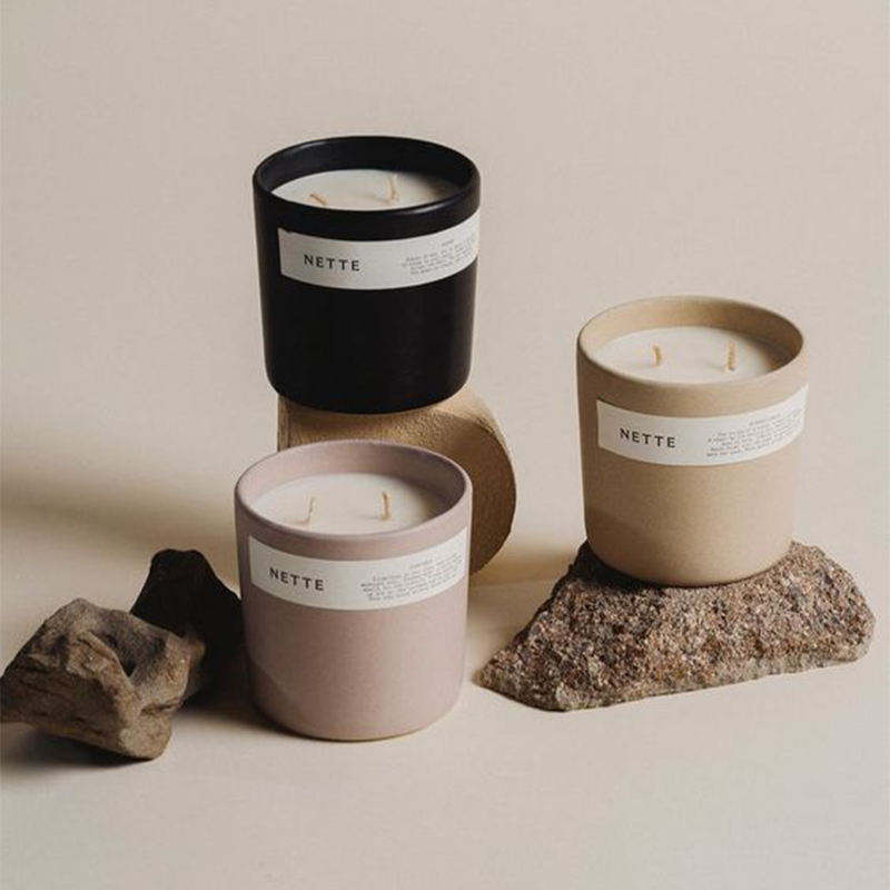 AIKUN High-End Nordic Style Soy Wax Candle Holder Aroma Bedroom Decor Private Label Customizable Fragrance Candle