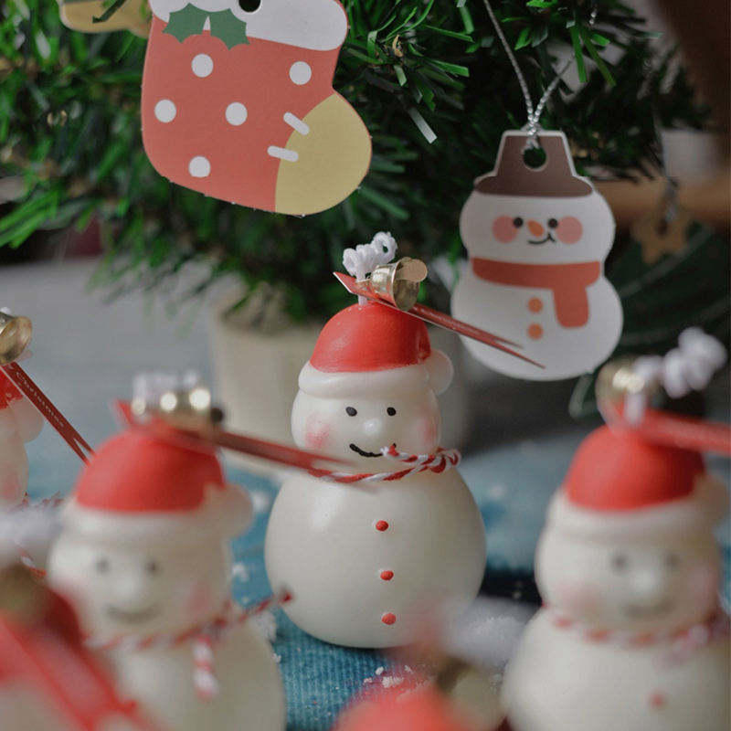 AIKUN Christmas Snowman Scented Votive Candle Aromatic Atmosphere for Halloween Party Decor and Bar Use Craft Gift