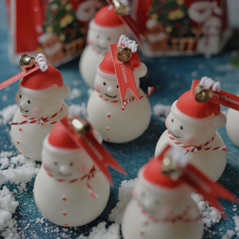 AIKUN Christmas Snowman Scented Votive Candle Aromatic Atmosphere for Halloween Party Decor and Bar Use Craft Gift