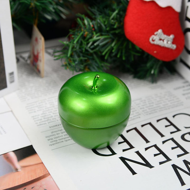 OEM ODM Christmas Luxury Green Red Apple Candle Jar Christmas Candles for Centerpieces & Party Decoration