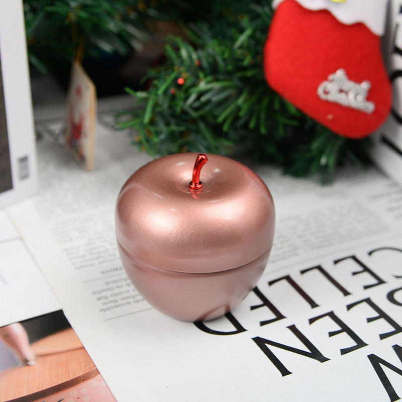 OEM ODM Christmas Luxury Green Red Apple Candle Jar Christmas Candles for Centerpieces & Party Decoration