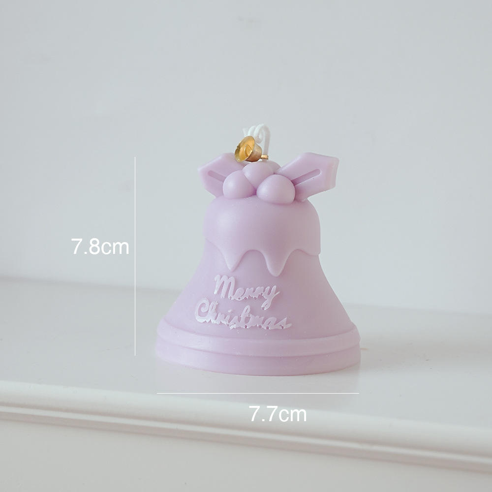 Custom Wholesale Shape 3D Eco-friendly Organic Candles Aromatic Essential Oil Soy Wax Candle for Christmas