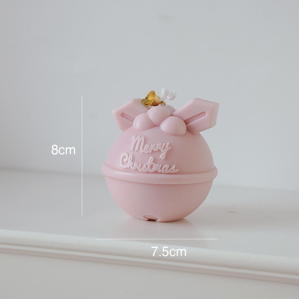 Custom Wholesale Shape 3D Eco-friendly Organic Candles Aromatic Essential Oil Soy Wax Candle for Christmas