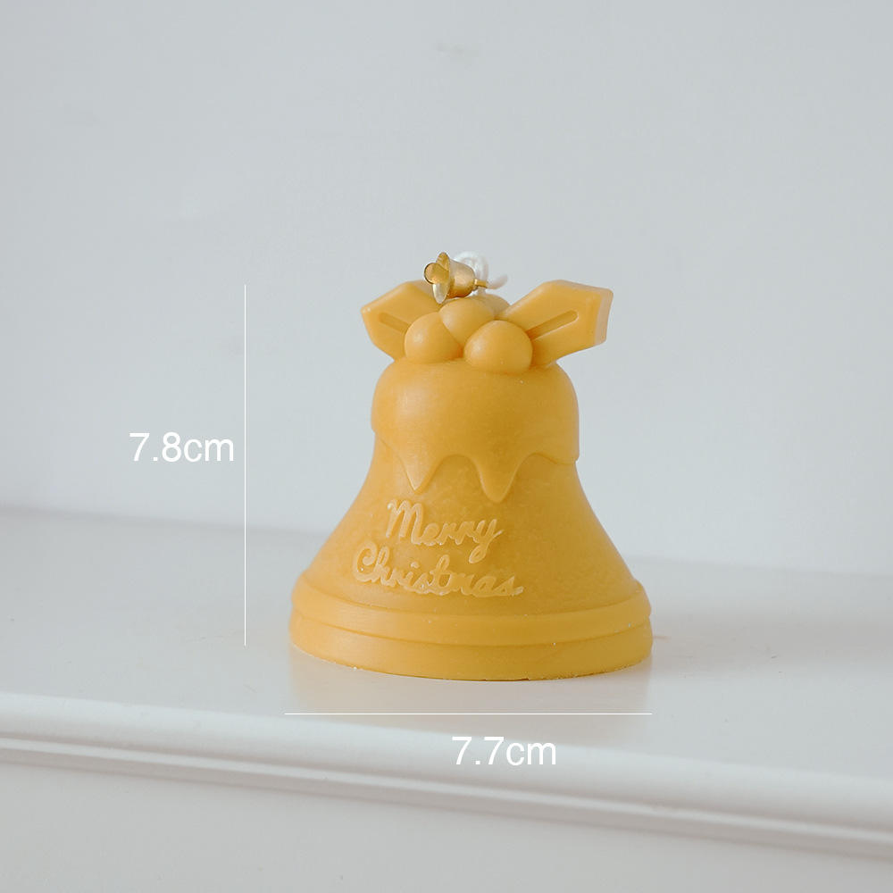 Custom Wholesale Shape 3D Eco-friendly Organic Candles Aromatic Essential Oil Soy Wax Candle for Christmas