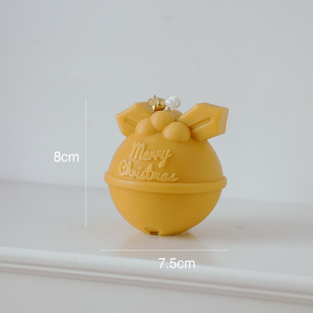 Custom Wholesale Shape 3D Eco-friendly Organic Candles Aromatic Essential Oil Soy Wax Candle for Christmas
