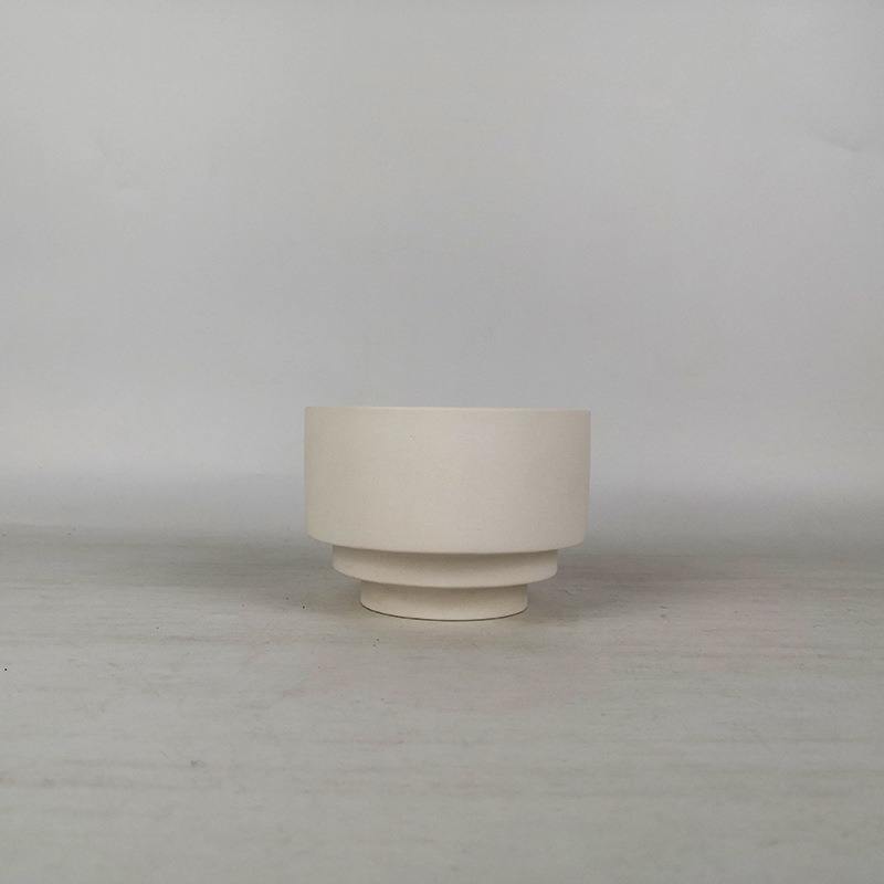 Creative Matte Color Simple Candle Holder Home Decoration Ceramics Candle Jars Empty Scented Candles Jar
