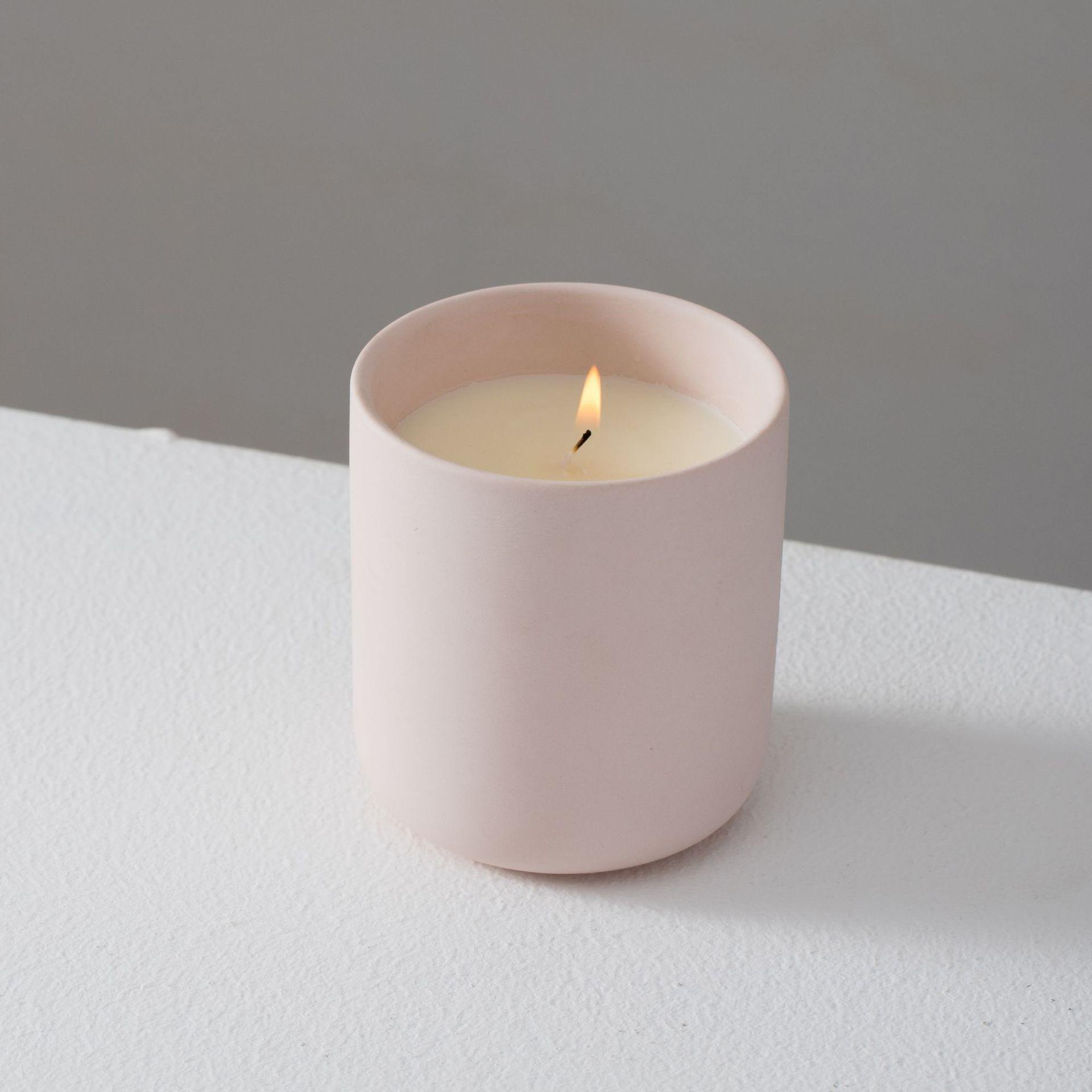 Nordic Interior Home Decoration Custom Candle Container Ceramic Candle Jar