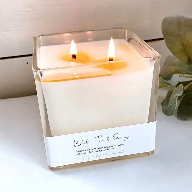 Custom Soy Wax Spar Simplicity Transparence Glass Candles Jar Fragrance for Minimalist Home Styling