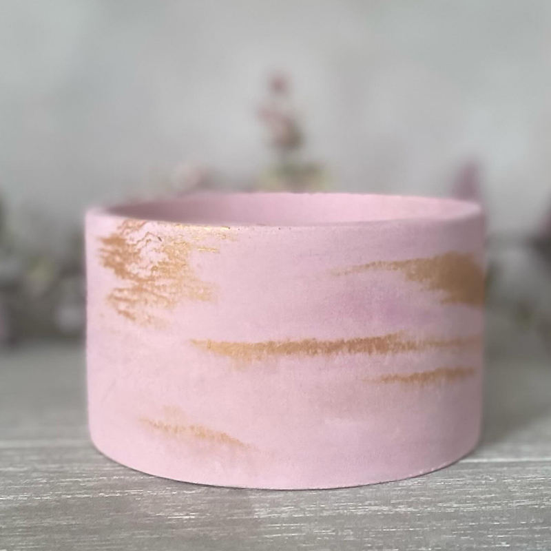 High Quality Popular Soy Wax Scented Candle Colorful Gradient Ceramic Candle for Birthdays Wedding