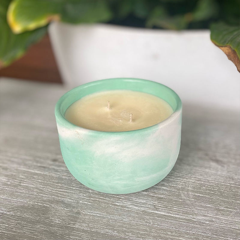 High Quality Popular Soy Wax Scented Candle Colorful Gradient Ceramic Candle for Birthdays Wedding