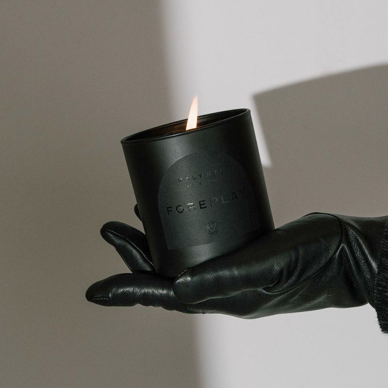 Wholesale Custom Glass Candles Jar Advanced Sense Glass Candles with Exquisite Label and Package