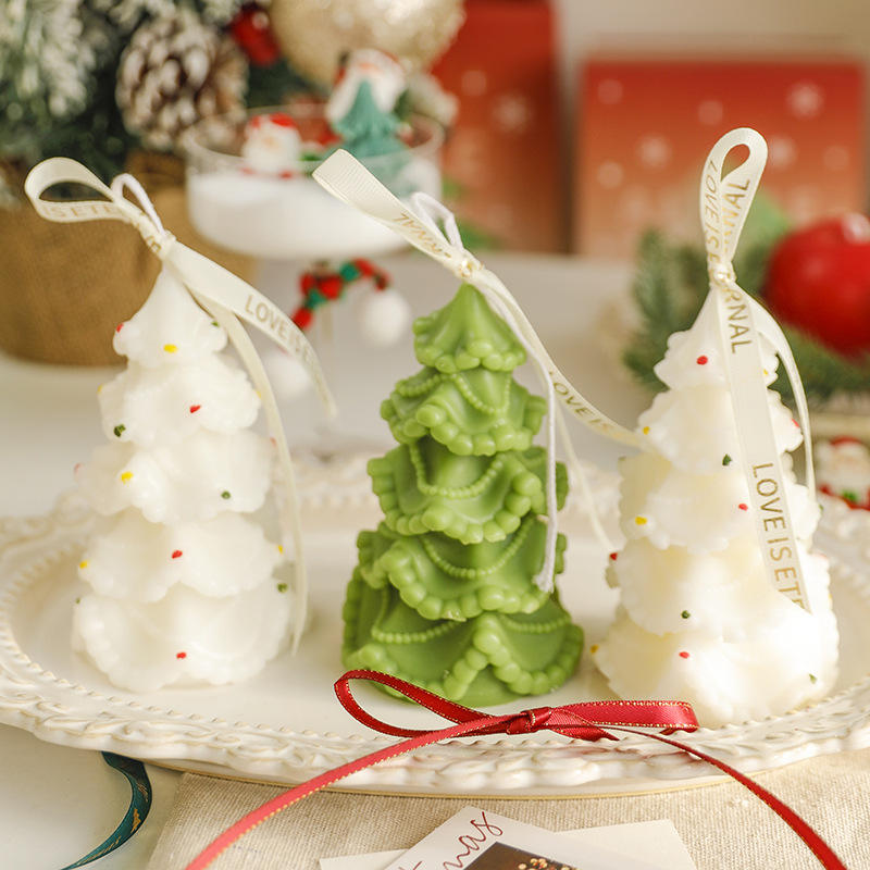 Christmas Soy Wax Atmosphere Sense Decorations Handmade Christmas Candle for Decoration