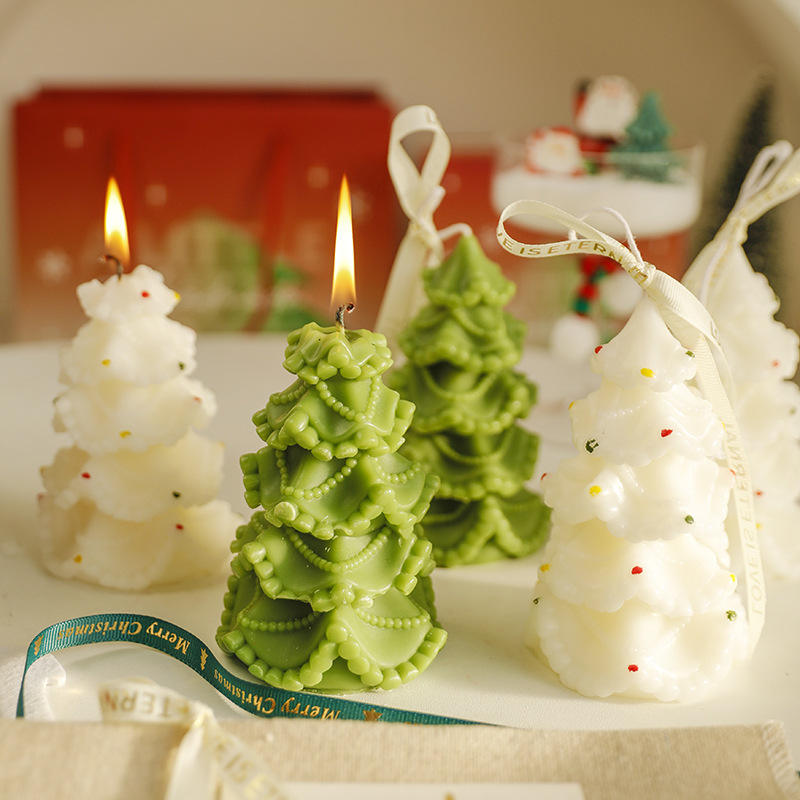 Christmas Soy Wax Atmosphere Sense Decorations Handmade Christmas Candle for Decoration