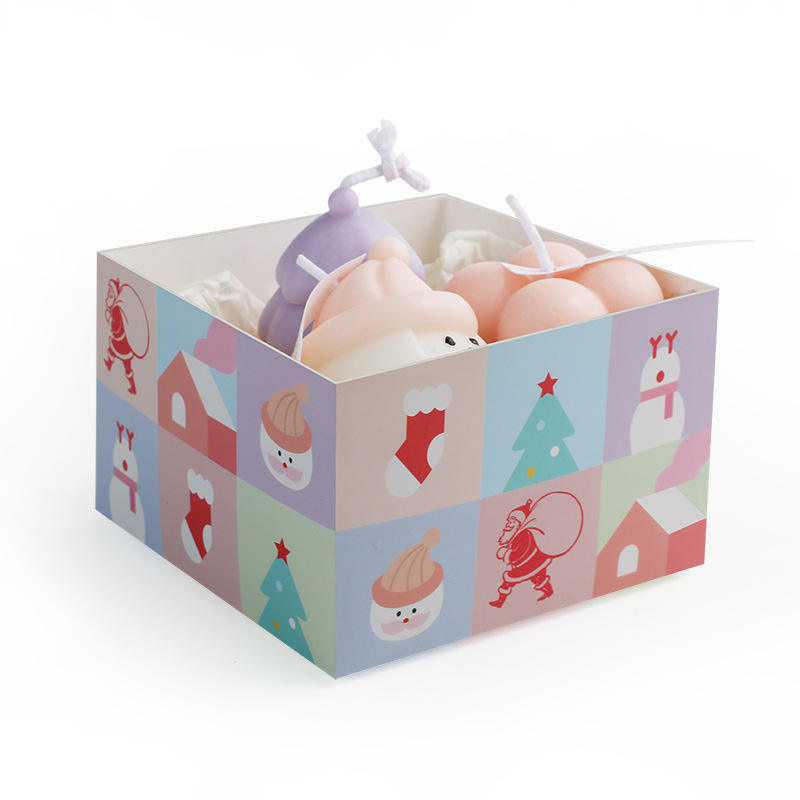 Handmade Christmas Gift Set Christmas Gift Holiday Christmas Soy Candles with Delicate Package