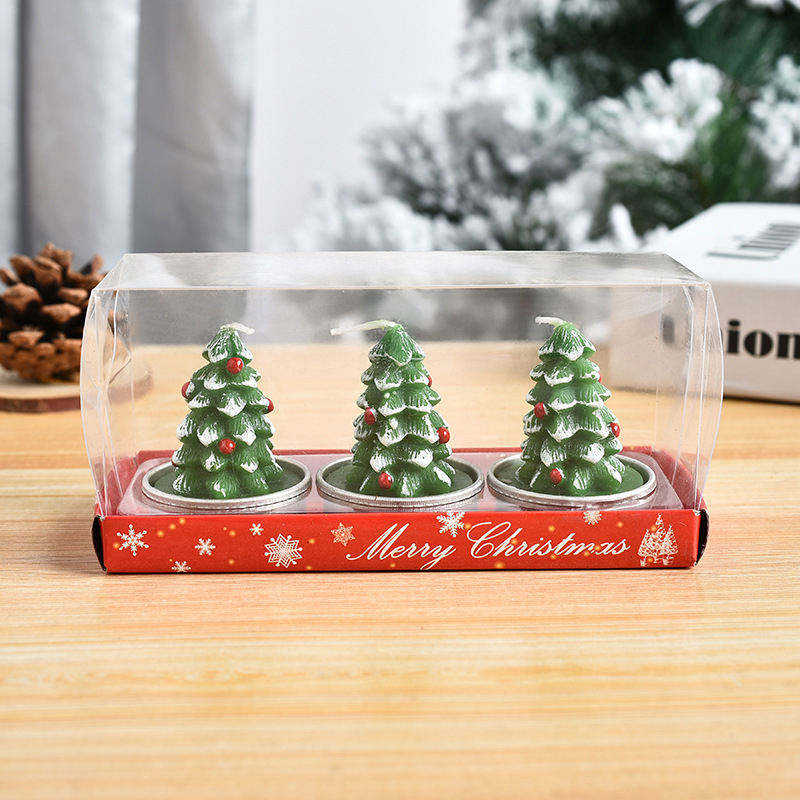 Hot Sell Creative Soy Wax Delicate Scented Candles Snowman and Santa\'s Shape Atmosphere Sense Christmas Candles