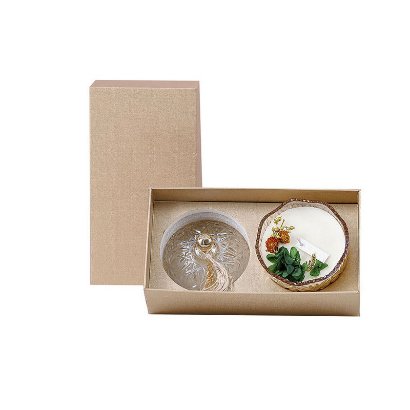 Dried Flowers Soy Wax Candle in Glass Jar Gift Box Set Soy Wax Candle Wedding Gifts Home Decor