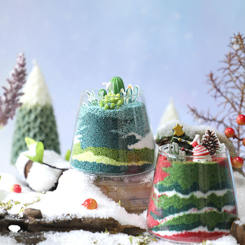 2025 ECO Friendly Oil Sand Candle DIY Candle Cup Creative Gift for Home Decoration