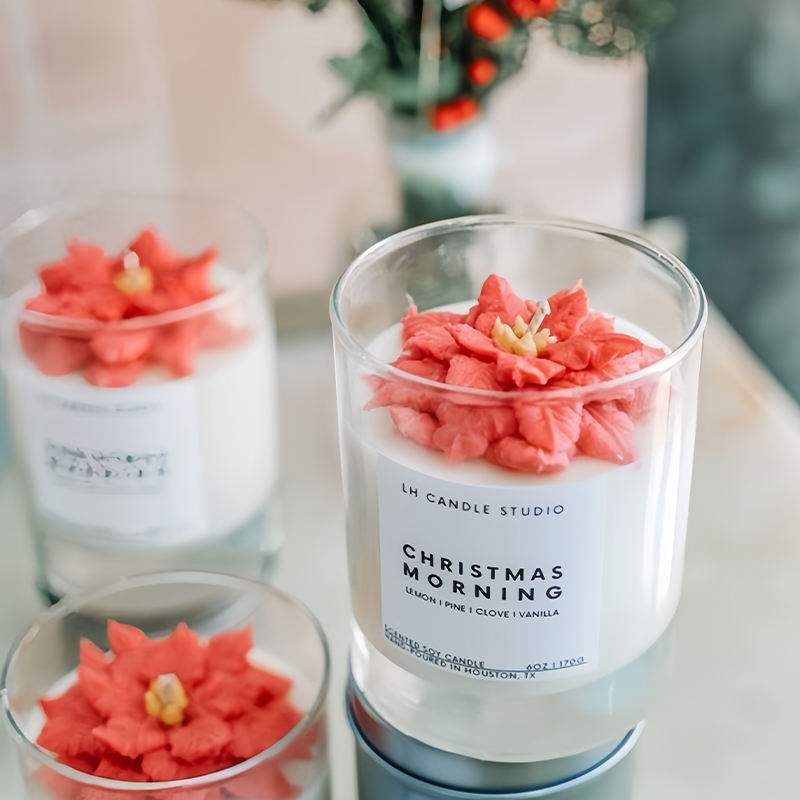Factory Direct Luxury Scented Christmas Candle Jar Natural Soy Wax Candle for Meditation Relaxation Home Candle