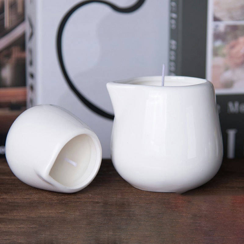 Wholesale Luxury Aromatherapy Massage Oil Candle Custom Jar Candle Massage Handmade Body Use Massage Candle