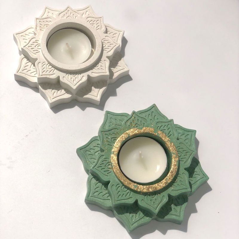 Hot Sale Exclusive Design Lotus Flower Ceramic Candle Jar Soy Wax Scented Luxury Ceramic Candle for Gifts & Souvenirs