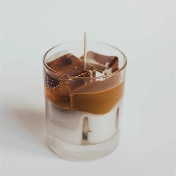 AIKUN Coffee Flavor Ice Cube Jelly Candles Fragrant Decorative Wax Candles for Home Decoration
