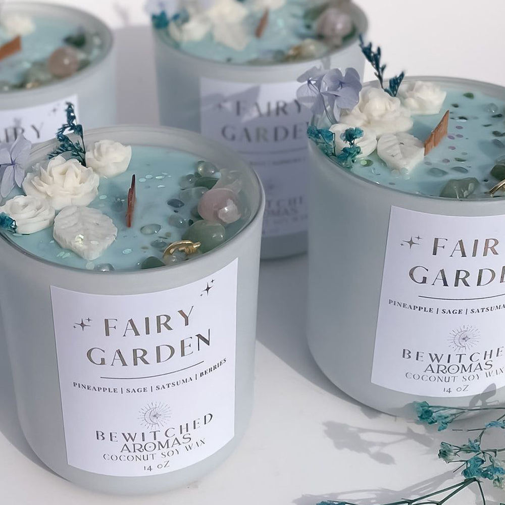 AIKUN Newly LaunchedColorful Glasses Crystals Clean and Eco-Friendly Aromatic Candles for Healing and Furniture Ornament